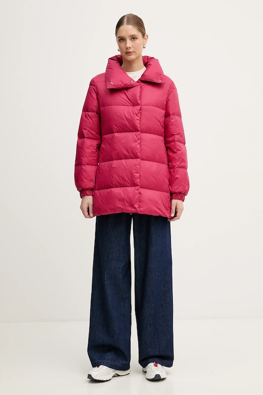 United Colors of Benetton kurtka puchowa 2NIWDN08X różowy AW25