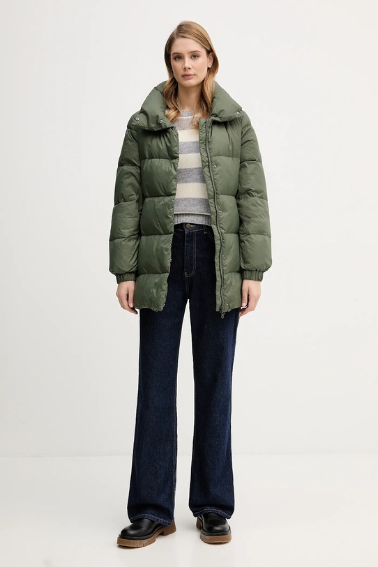 United Colors of Benetton kurtka puchowa 2NIWDN08X zielony AW25