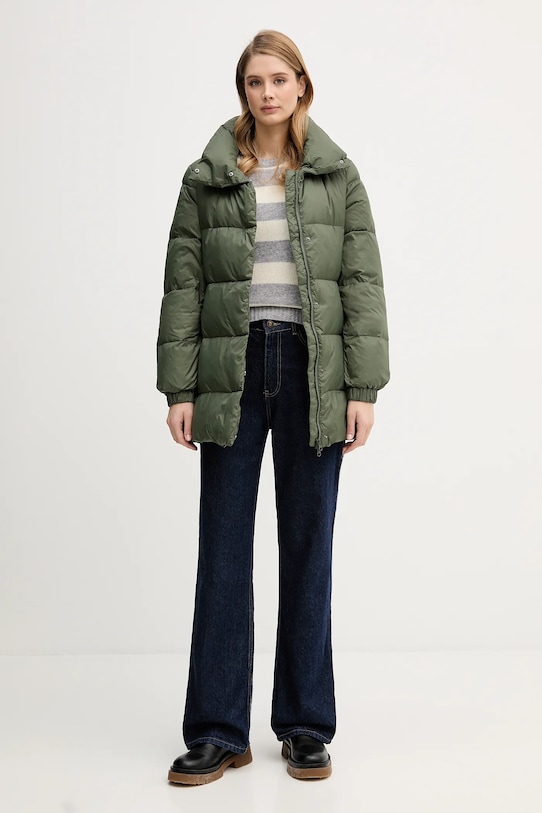 United Colors of Benetton kurtka puchowa 2NIWDN08X zielony AW25