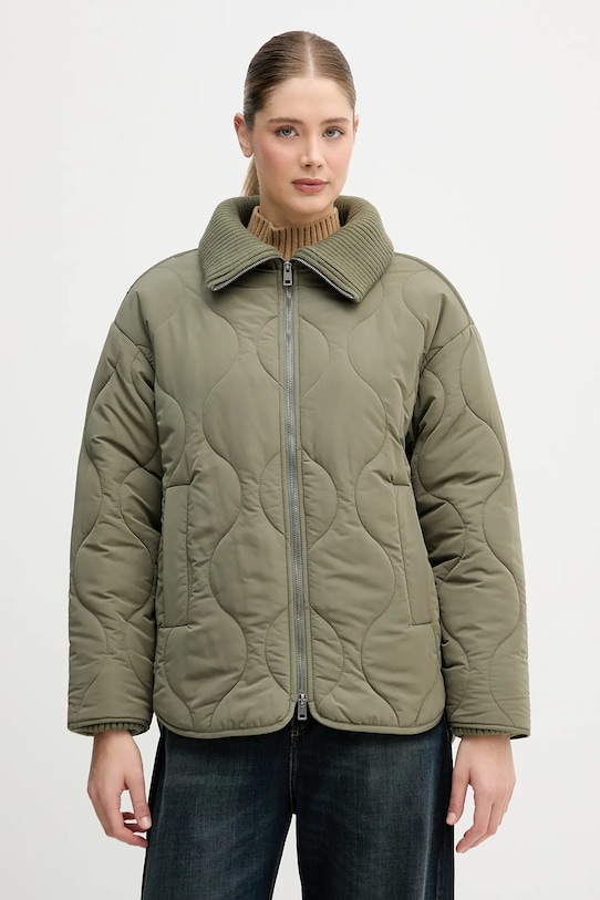 United Colors of Benetton kurtka bez kaptura zielony 2R1VDN08J