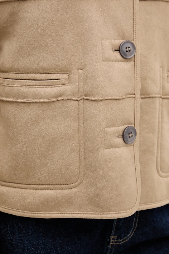 United Colors of Benetton kurtka 2W8EDN08Q beżowy