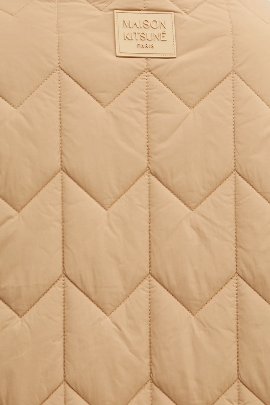 Maison Kitsuné kurtka Quilted PW02126WW9067 brązowy