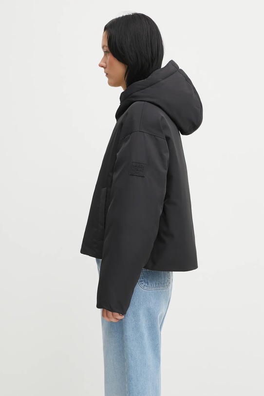 Maison Kitsuné kurtka puchowa Hooded Puffer PW02208WQ4063 czarny AW25