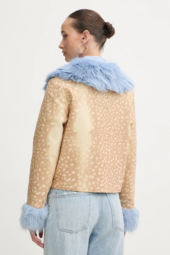 Odjeća Jakna s dodatkom vune Never Fully Dressed NFDOU443 bež