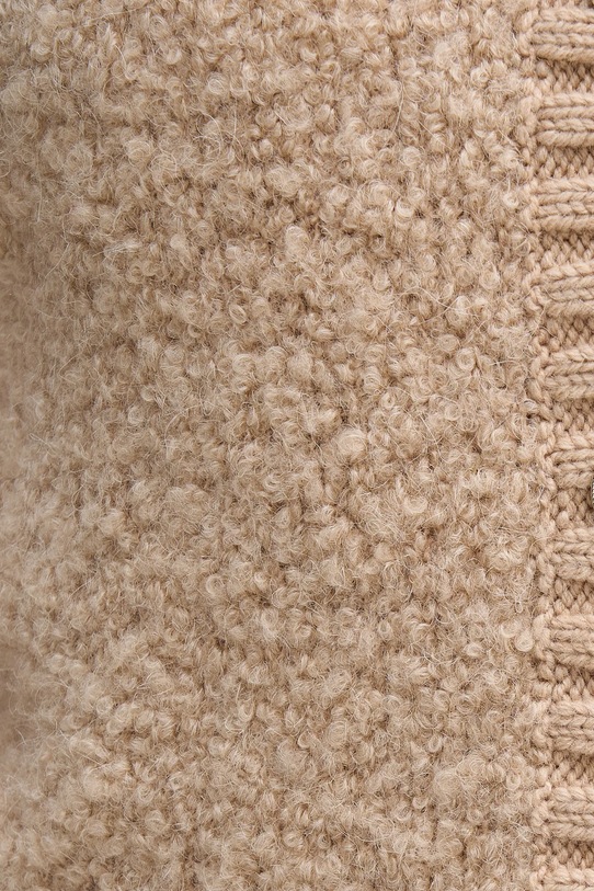 Sisley kardigan z dodatkiem wełny 1IGZL500S beżowy