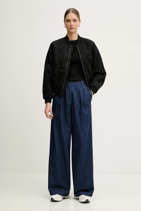 Sisley kurtka bomber 2PDVLN069 czarny AW25