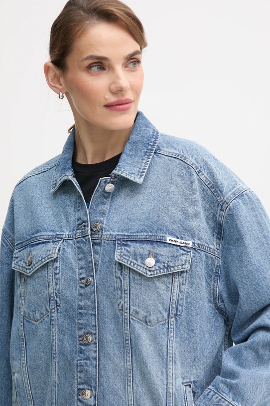 Odzież Dkny kurtka jeansowa DJ5J6201 niebieski