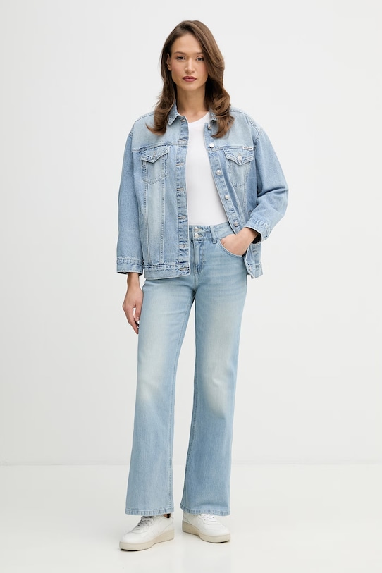 Τζιν μπουφάν Dkny DJ5J6201 μπλε SS26