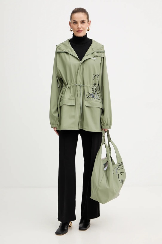 Coccinelle pelerină de ploaie PEANUTS E7.T1E.72.01.01 verde AW25