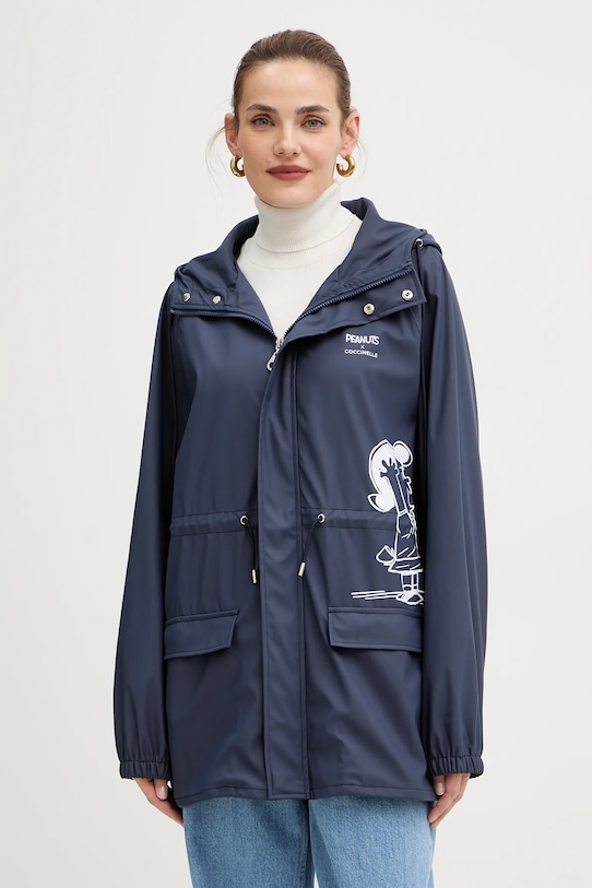 Pláštěnka (parka) Coccinelle PEANUTS nezateplené námořnická modř E7.T1E.72.01.01