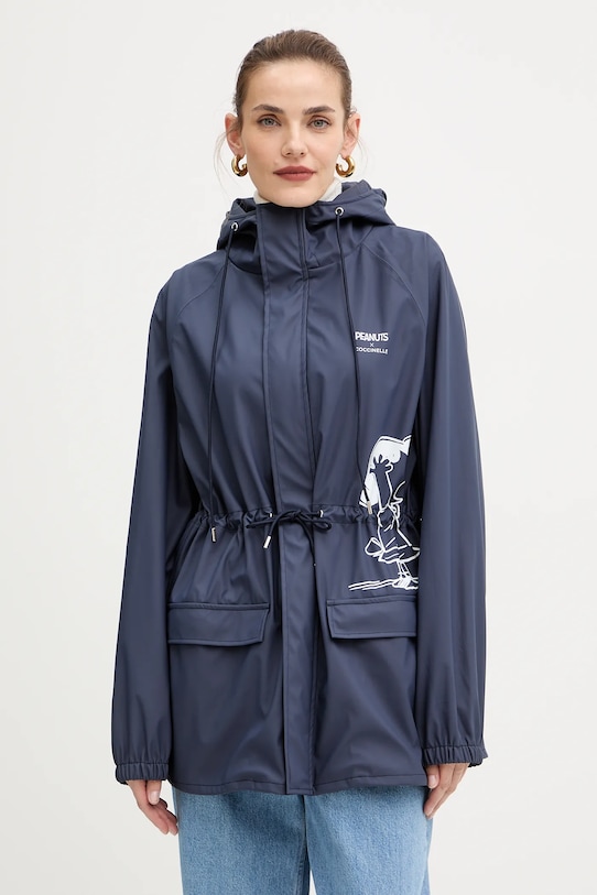 Pláštěnka (parka) Coccinelle PEANUTS námořnická modř E7.T1E.72.01.01