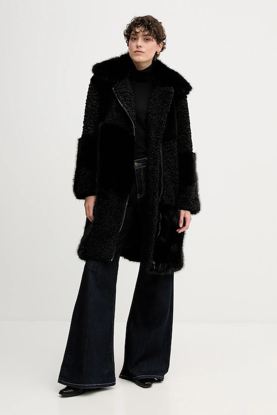 Dkny płaszcz P5HJ7CLB czarny AW25