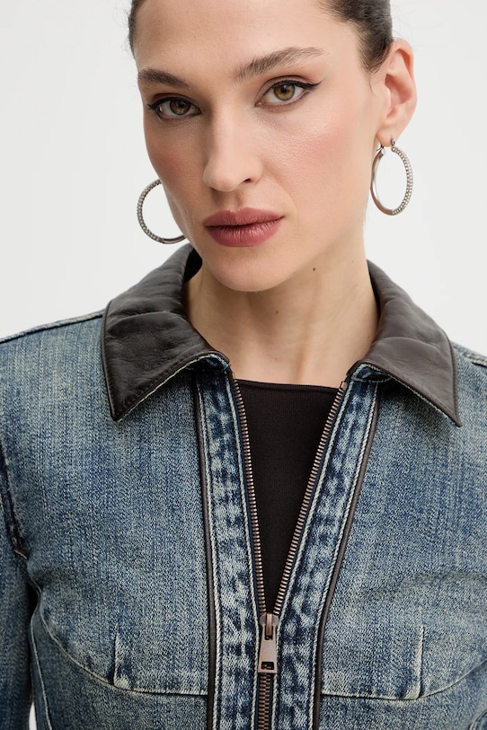 Miss Sixty kurtka jeansowa niebieski 6S3WJ44200