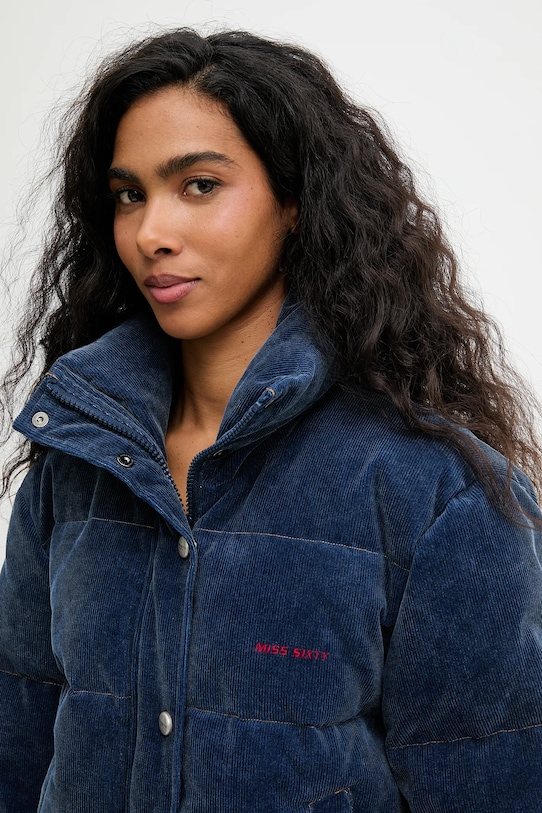 Miss Sixty kurtka puchowa niebieski 6S4YJ00400