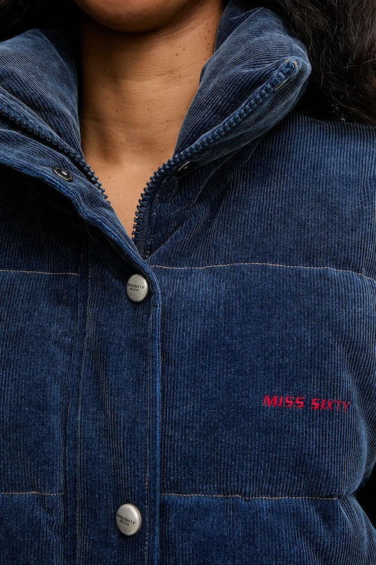 Miss Sixty kurtka puchowa 6S4YJ00400 niebieski