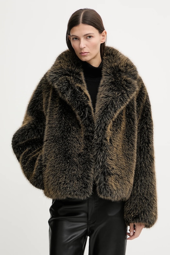 Stand Studio płaszcz India bez kaptura czarny 66611.9426