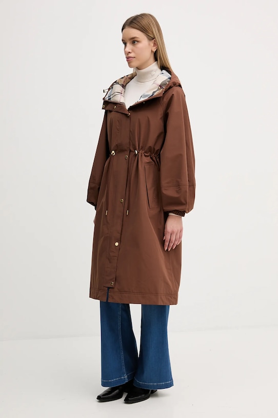 Barbour kurtka przeciwdeszczowa LWB0912 brązowy AW25