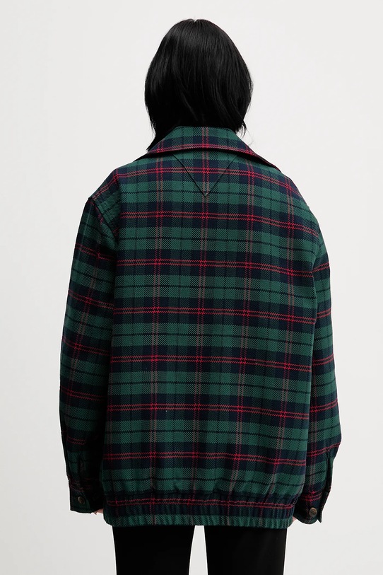 Odzież Tommy Jeans kurtka DN0DN00097 zielony