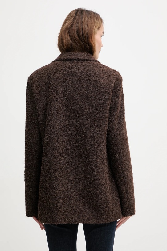 Odzież Haveone płaszcz KMI.P063 brązowy