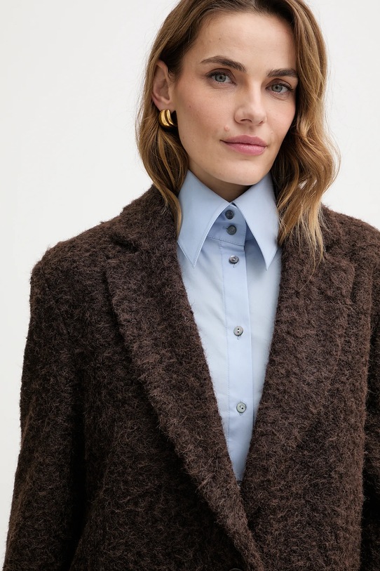 Haveone płaszcz brązowy KMI.P063