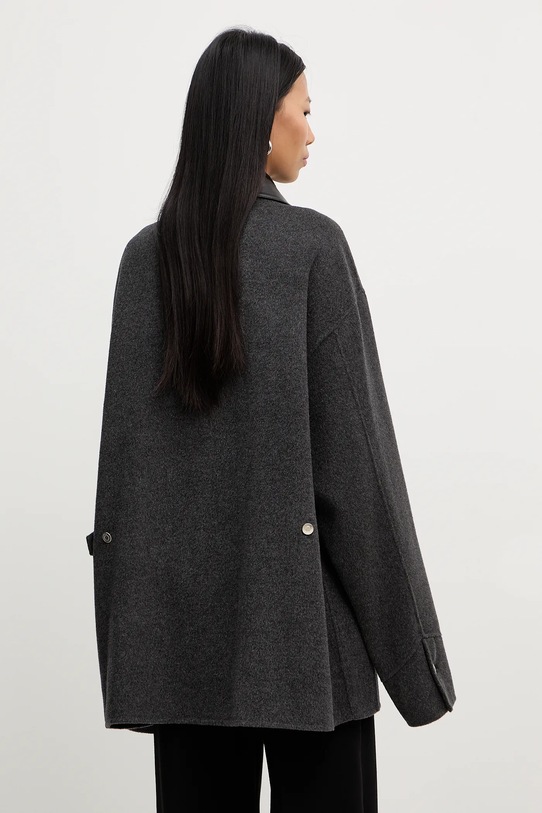 Odzież Nanushka kurtka z domieszką jedwabiu NU25FWJK06794 NU25FWJK06794 szary