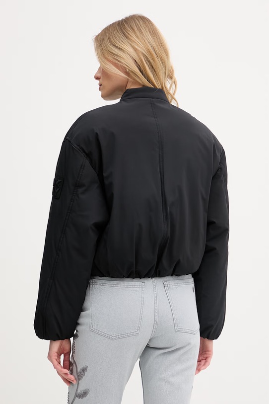 Oblečenie DKNY bunda bomber dámska MATTE DJ5J6176 čierna