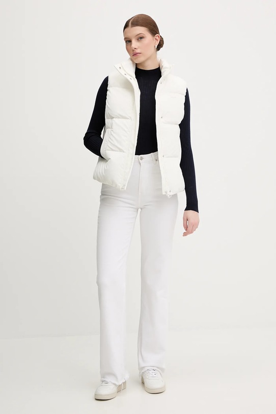 Lacoste bezrękawnik puchowy BF2628 biały AW25