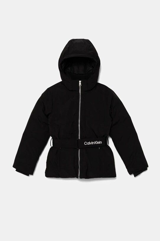 Detská bunda Calvin Klein Jeans zateplené čierna IG0IG02976.9BYA