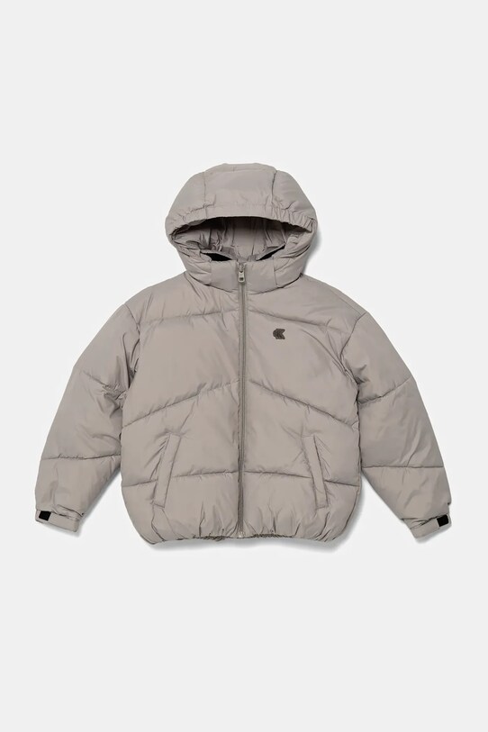 Detská bunda Calvin Klein Jeans zateplené sivá IG0IG02987.9BYA