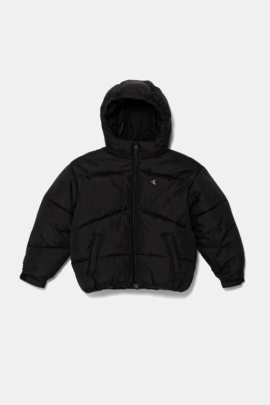 Detská bunda Calvin Klein Jeans zateplené čierna IG0IG02987.9BYA