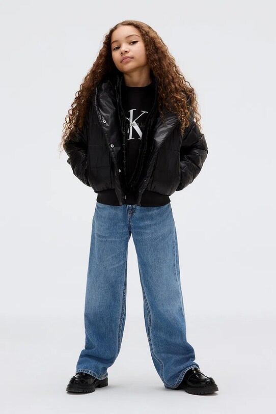 Μπουφάν Calvin Klein Jeans μαύρο IG0IG02988.9BYA