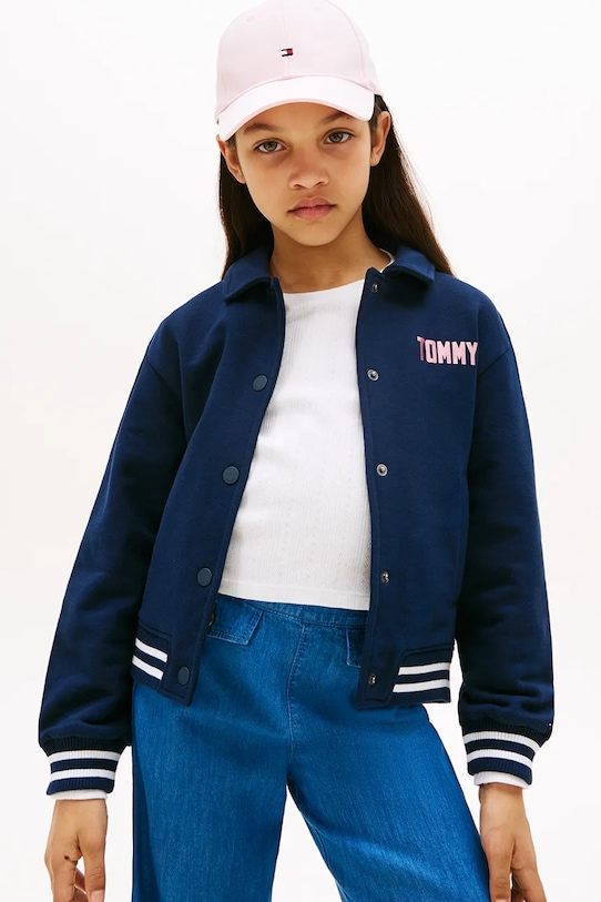Куртка-бомбер Tommy Hilfiger без подкладки тёмно-синий KG0KG08689.9BYA