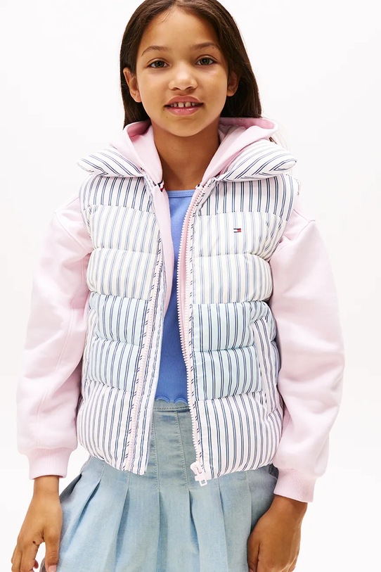 Tommy Hilfiger bezrękawnik dziecięcy bez kaptura multicolor KG0KG08729.9BYA