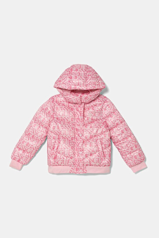 Dětská bunda Guess s podšívkou růžová J5YL02.WEGY0.9BYA