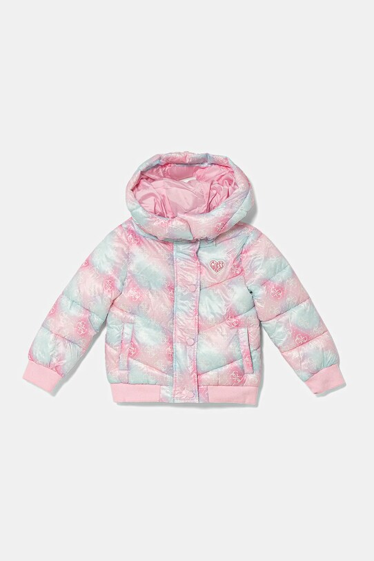 Dětská bunda Guess s podšívkou růžová K5YL02.WEGY0.9BYA