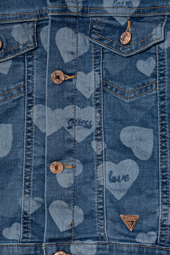 Fete Guess geacă jeans K5YL03.D4CA0.9BYA bleumarin
