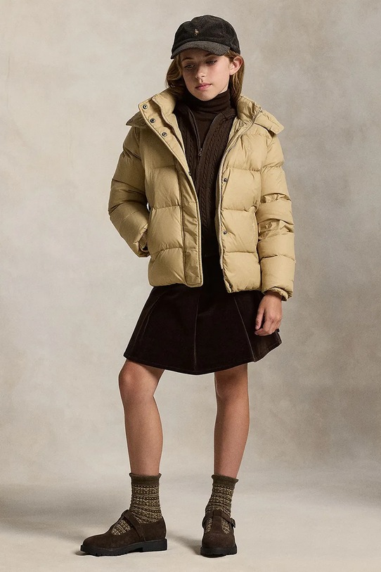 Παιδικό μπουφάν Polo Ralph Lauren 313970102002 μπεζ
