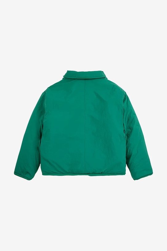 Dziewczynka Bobo Choses kurtka dwustronna dziecięca Clover 225AC121 zielony