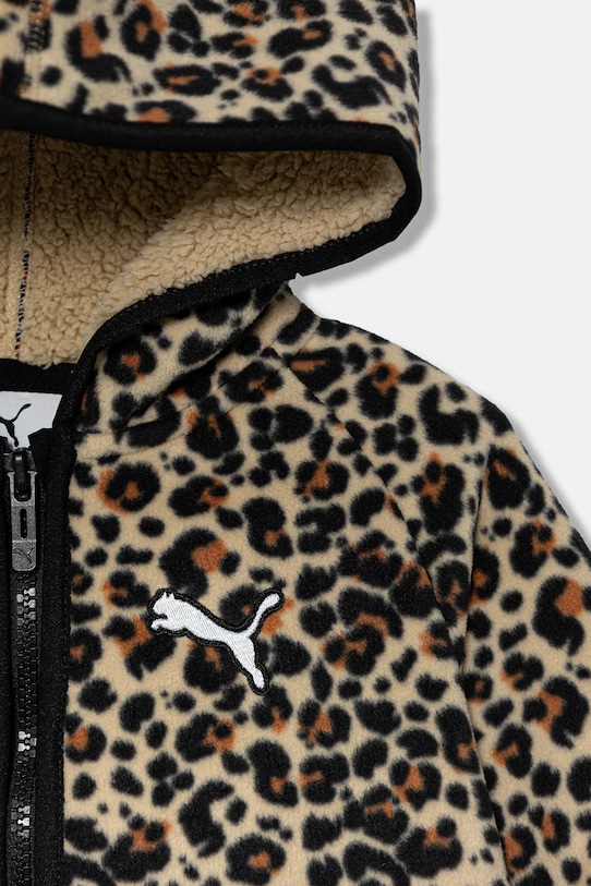 Fete Puma geacă Minicats Sherpa Jacket 688403. bej