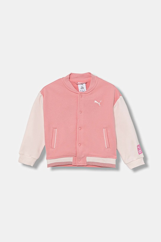 Puma felpa per bambini PUMA X HELLO KITTY & FRIENDS Bomber Jacket FL 632394 rosa AW25