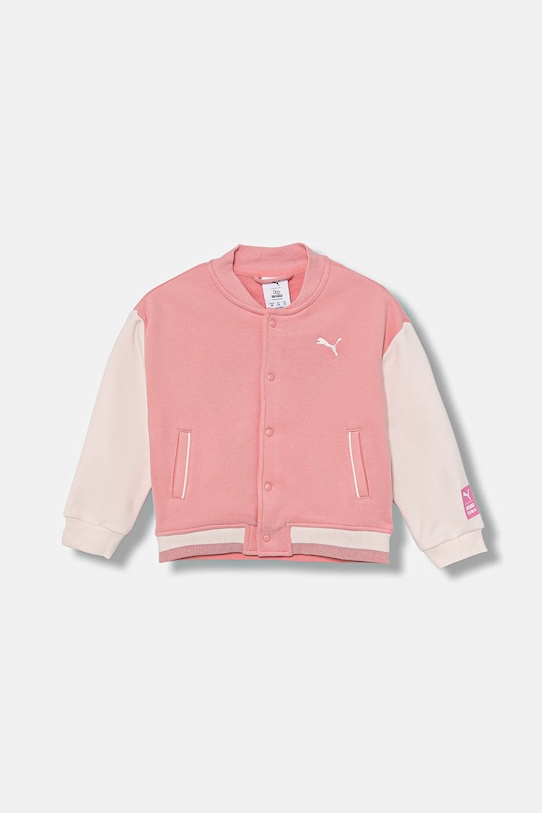 Puma bluză copii PUMA X HELLO KITTY & FRIENDS Bomber Jacket FL 632394 roz AW25
