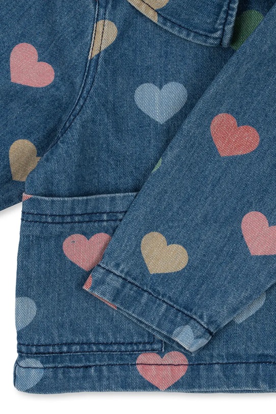 Konges Sløjd kurtka jeansowa dziecięca MAGOT DENIM SHIRT GOTS granatowy KS103883.9BYA
