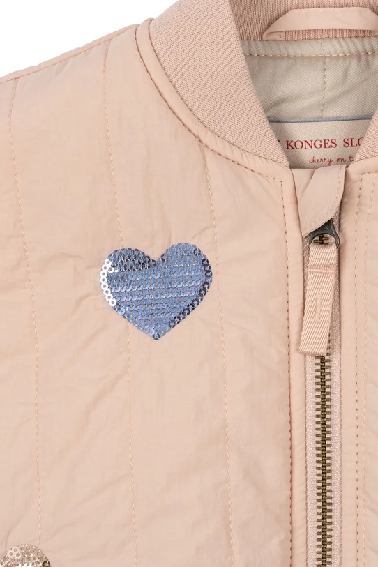Дівчинка Дитяча безрукавка Konges Sløjd JUNO SEQUIN VEST KS104077.9BYA бежевий