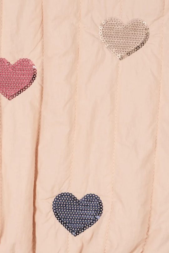 Дитяча безрукавка Konges Sløjd JUNO SEQUIN VEST бежевий KS104077.9BYA