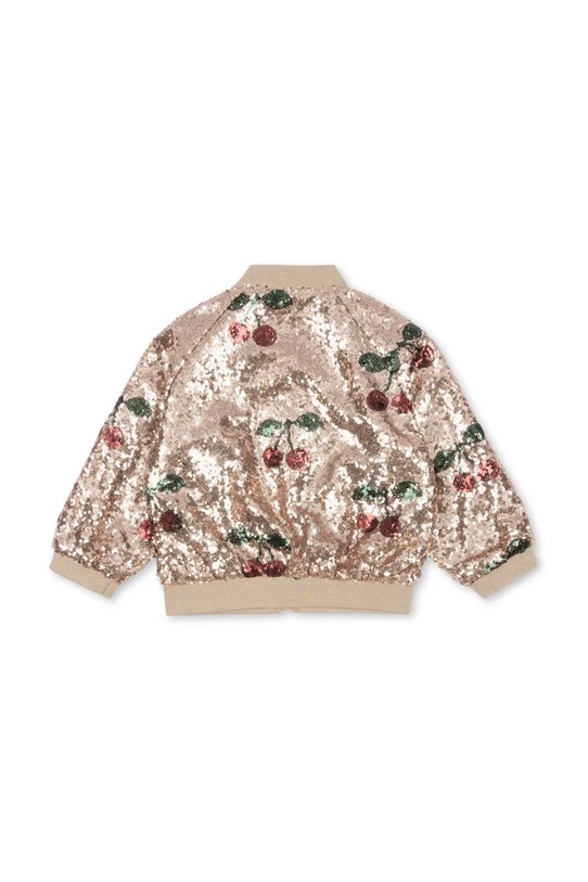 Otroška bomber jakna Konges Sløjd STARLA SEQUIN JACKET KS103991.9BYA zlata AW25