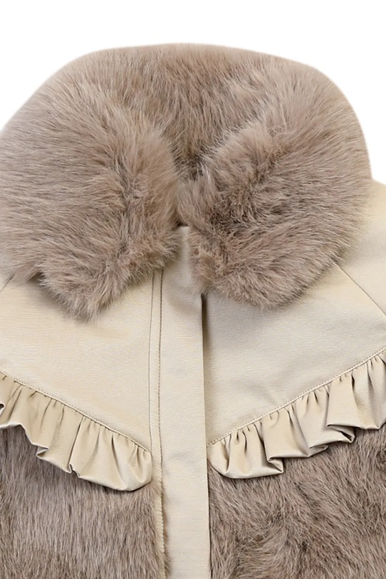 Donsje kurtka dziecięca Elsbeth Jacket brązowy 4105300