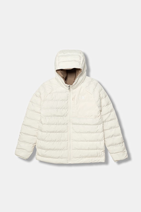 Dětská oboustranná bunda The North Face G REVERSIBLE PERRITO HOODED JACKET NF0A88UEQLI1 béžová AW25