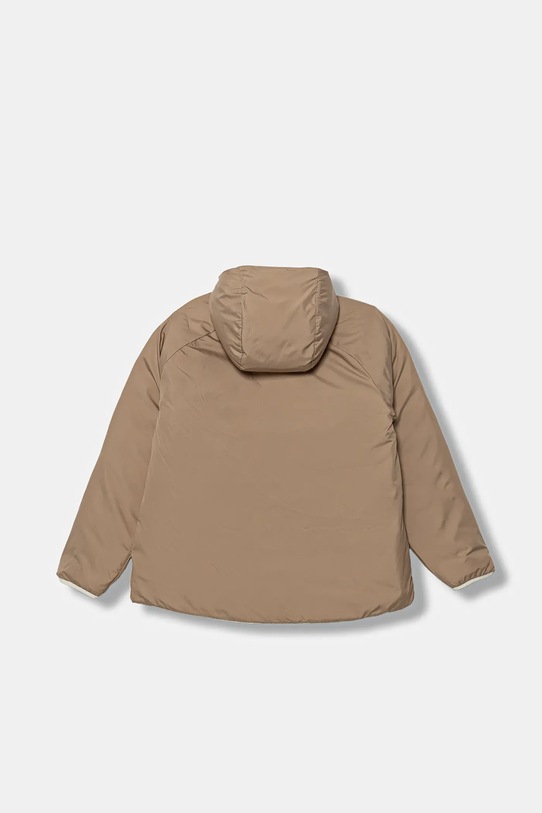 Fete The North Face geacă reversibilă pentru copii G REVERSIBLE PERRITO HOODED JACKET NF0A88UEQLI1 bej