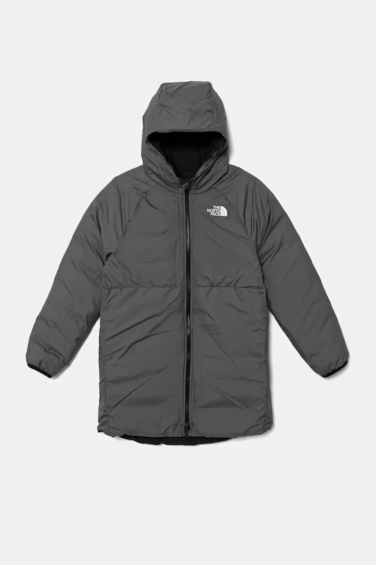 The North Face kurtka dwustronna dziecięca G REVERSIBLE PERRITO PARKA NF0A8CUTJK31 czarny AW25