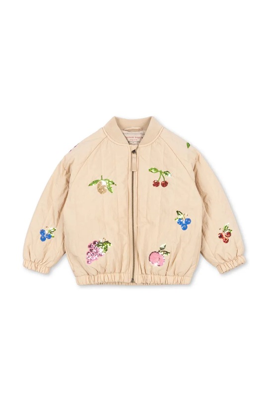 Konges Sløjd kurtka JUNO SEQUIN BOMBER JACKET KS103490.9BYA beżowy AW25